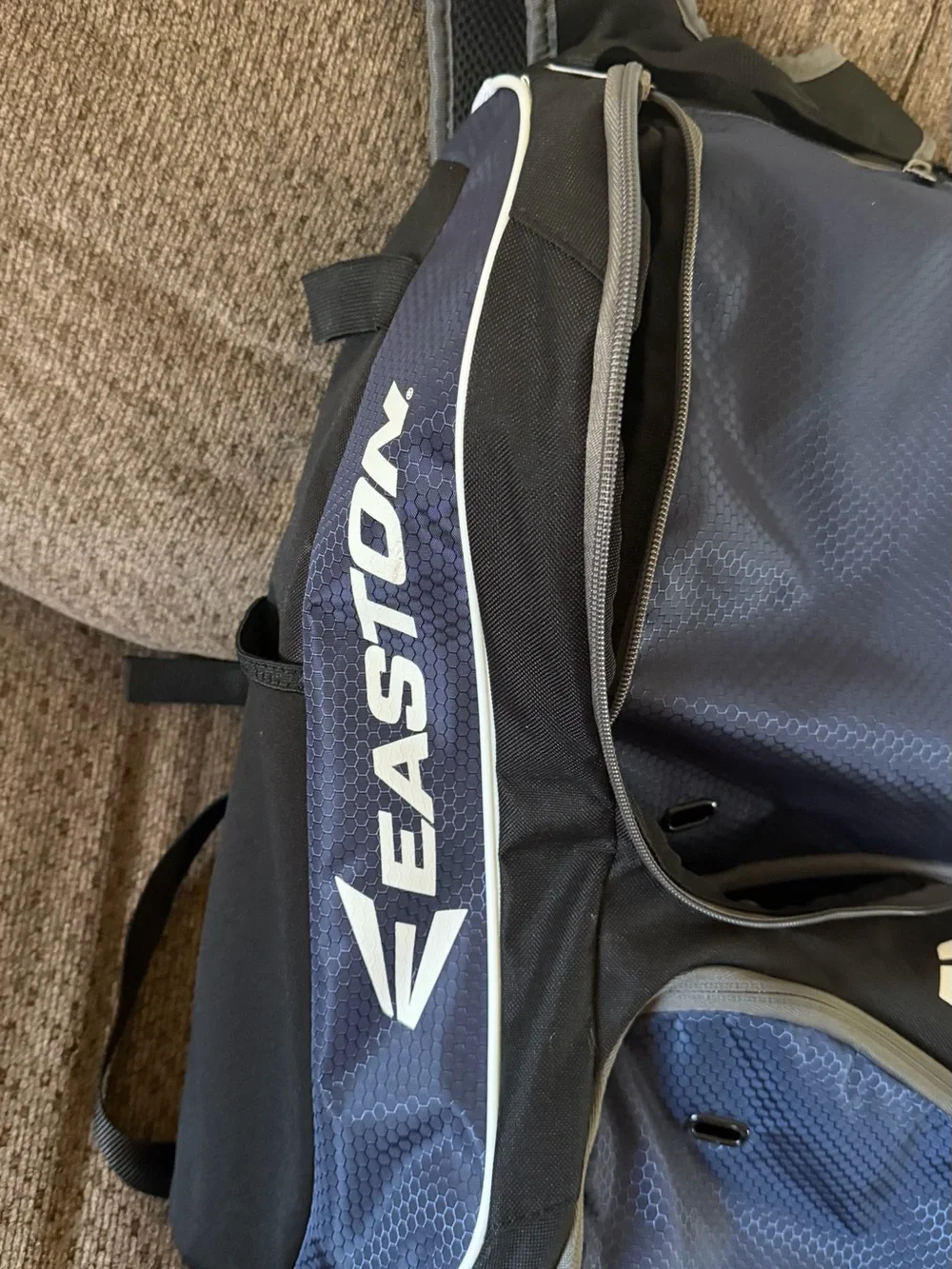 Eaton Blue and Black Baseball Sports Backpack